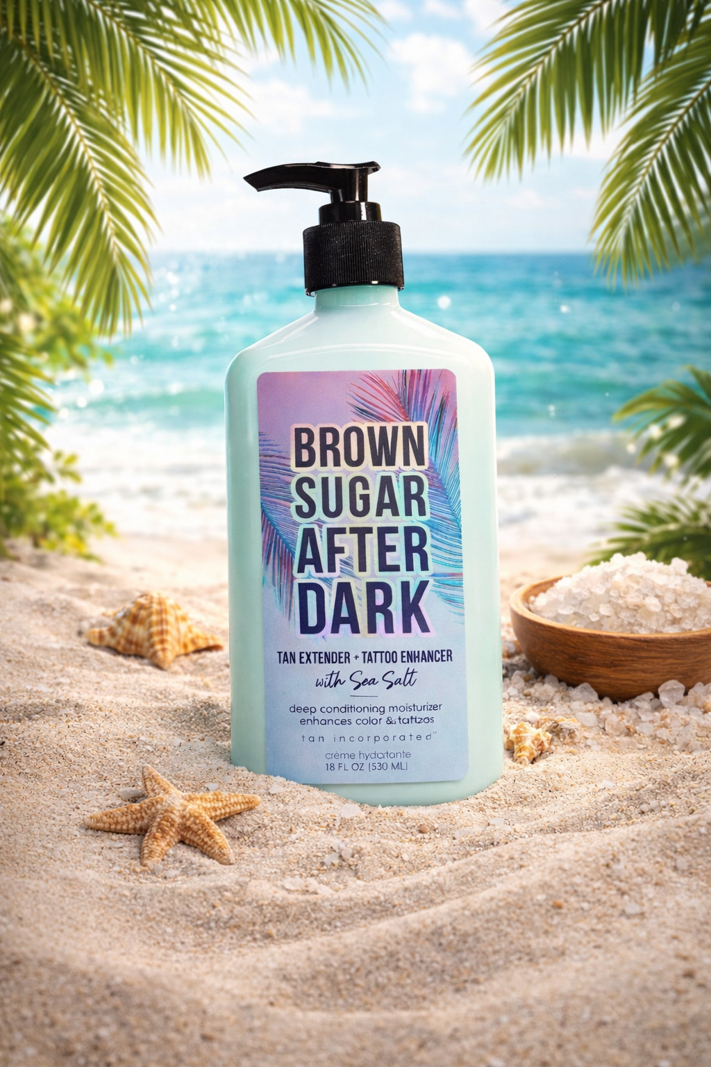 Brown Sugar After Dark – Tan Extending Moisturizer & Tattoo Enhancer 530ml