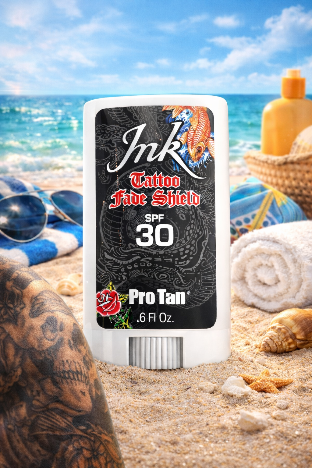 Pro Tan Ink Tattoo Sunscreen Bar SPF30