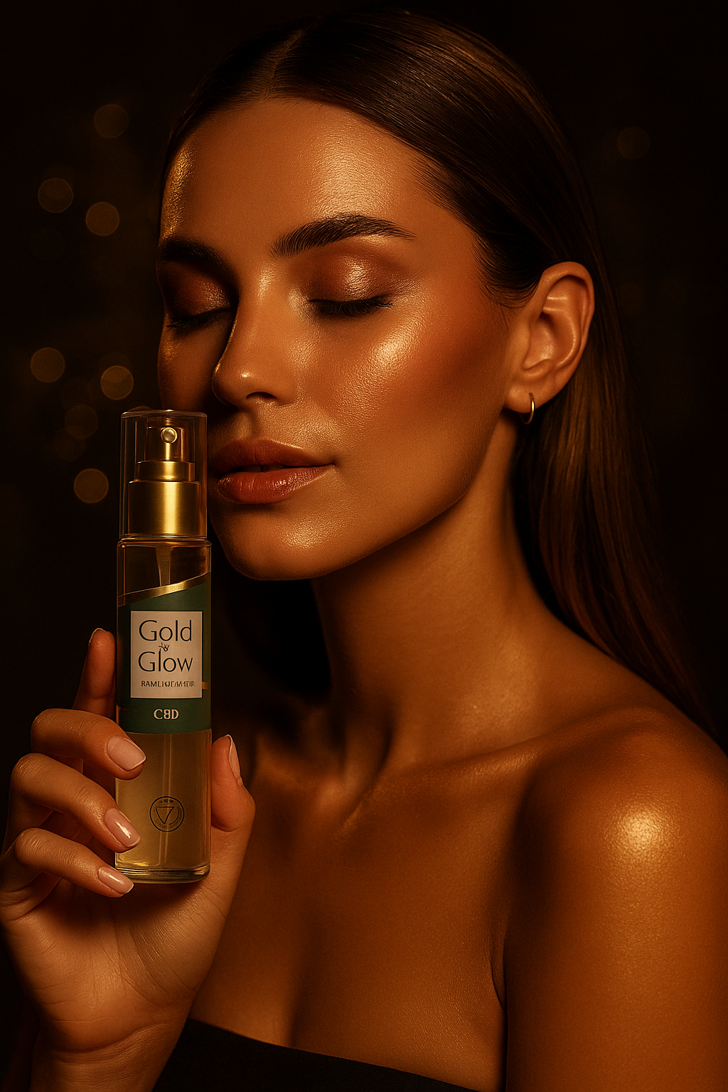Gold & Glow CBD Dry Tanning Oil 100 ml