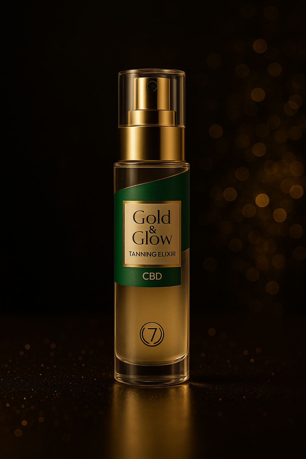 Gold & Glow CBD Dry Tanning Oil 100 ml